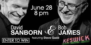 Pair of tickets to Dave Sandborn and Bob James